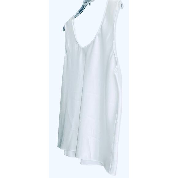 NO MFG. TAG SLEEVELESS ROUND NECK BLOUSE/TANK, WOMENS, 3X, WHITE, DRESSY - Picture 6 of 9